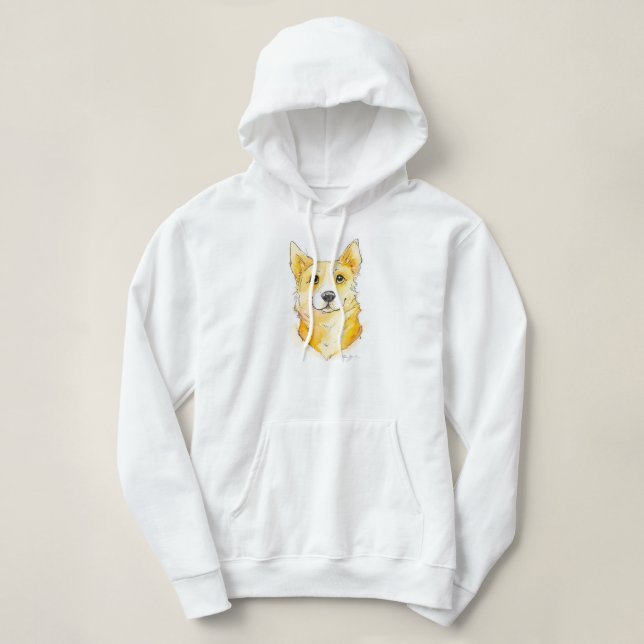 Süsse Corgi Hoodie (Design vorne)