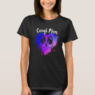 Süße Corgi-Mutter Hundemama Fell-Mama Rettungsmutt T-Shirt