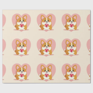 süße Corgi-Verpackung Geschenkpapier