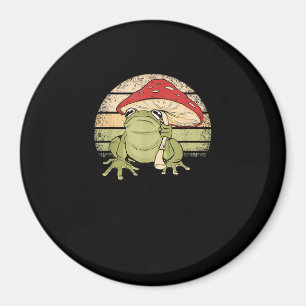 Süße Cottagecore-Ästhetik-Frosch-Pilz-Goblincor Magnet