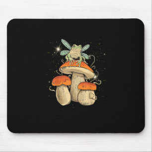 Süße Cottagecore-Ästhetik Pilz Frosch Goblincor Mousepad