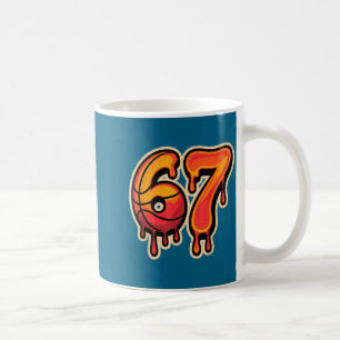 Süße Creme Six Drip Basketball Eis 67 Sieben Kaffeetasse