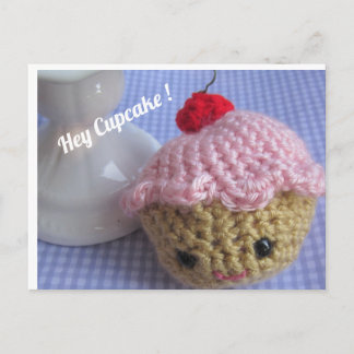 Süße Cupcake-Postkarte Postkarte