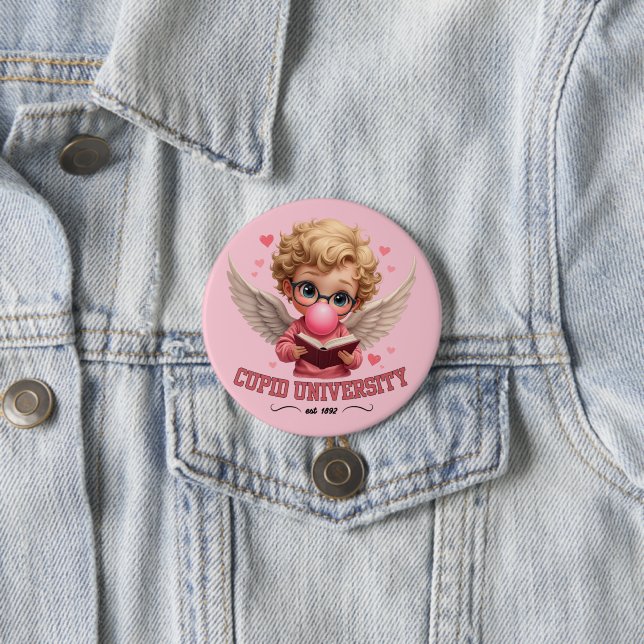 Süße Cupid-Universität-Bubblegum-Engel-Ästhetik Button (Beispiel)