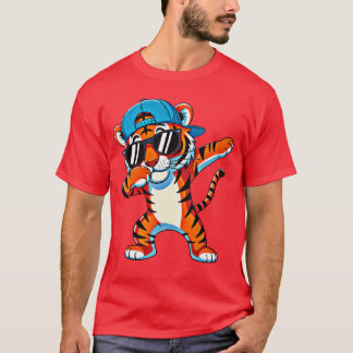 Süße Dabbingiger Menoddler Jungen Tier Wildkatzen T-Shirt