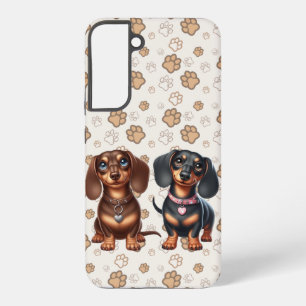 Süße Dackelfreunde Samsung Galaxy Hülle