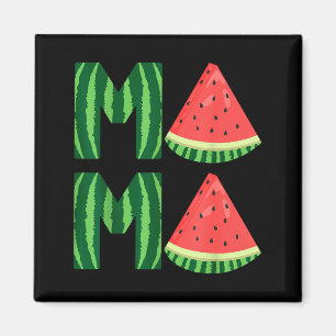 Süße Damen-Wassermelonen-Mama vintage Sommerfrucht Magnet