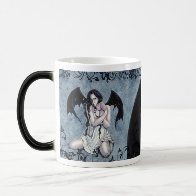 Süße Dämon-Tasse Verwandlungstasse (Links)