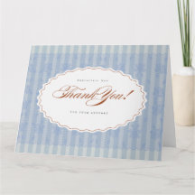 Süße Dankeskarte