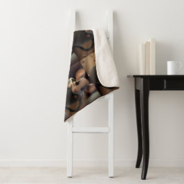 Süße Decke als Geschenk für Kinder-/Baby-Einweihun Sherpadecke