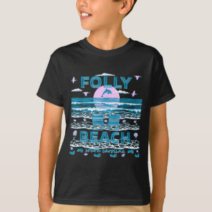 Süße Delfinliebhaber-Familie Folly Beach Sc Famili T-Shirt