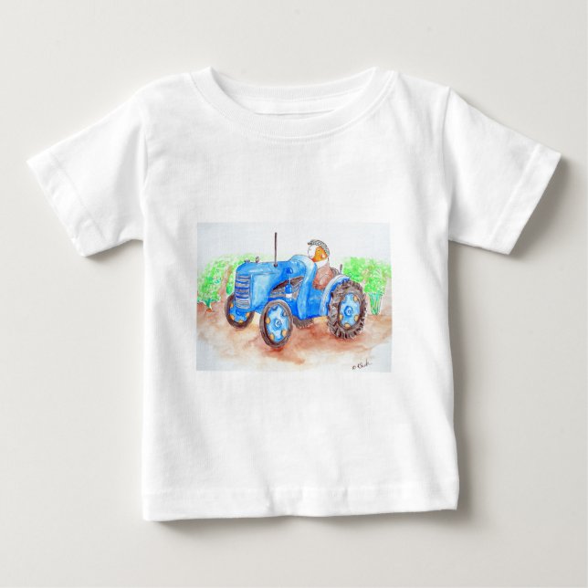 Süsse der Bauer Guinea Schweinefleisch Baby T-shirt (Vorderseite)