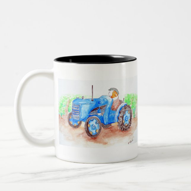 Süsse der Bauer Guinea Schweinefleisch Zweifarbige Tasse (Links)