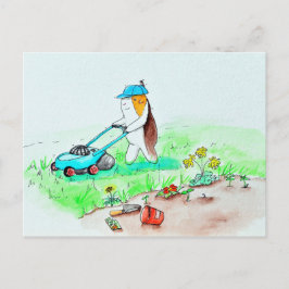 Süsse der Guinea Gießen des Gartenmalers Postkarte