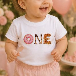 Süße Dessert Eins Baby Erstes Geburtstags-T-Shirt  T-shirt