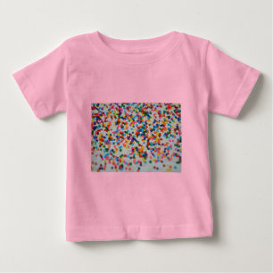 Süße Dessert Regenbogen Muster Torte Cupcake Kunst Baby T-shirt