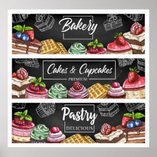 Süße Desserts Poster