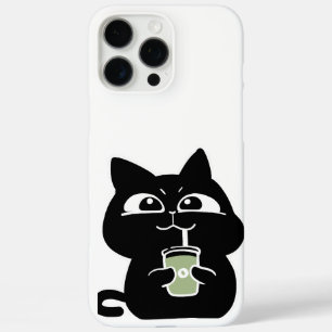 Süße dicke schwarze Katze iPhone 16 Pro Max Hülle