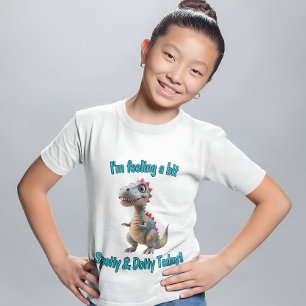 Süße Dino-Mite-Punkte Farbige Dinosaurier Kinder-T T-Shirt
