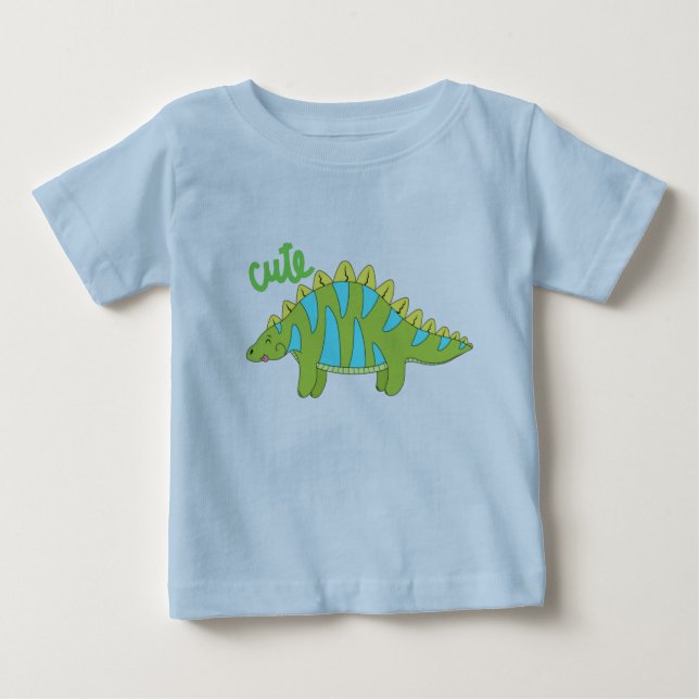 Süsse Dinosaur Baby T - Shirt (Vorderseite)