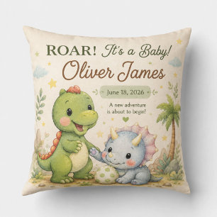 Süße Dinosaurier-Baby-Nursery-Kissen Kissen