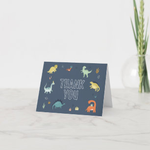 Süße Dinosaurier-Dankeskarten Dankeskarte