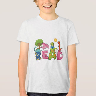 Süße Dinosaurier lesen Buch Grundschullehrer Tri-Blend Shirt