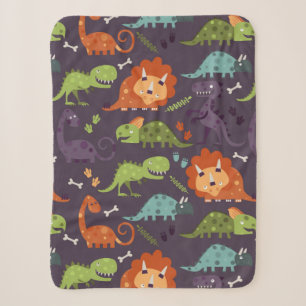 Süße Dinosaurier Muster Jungen Zimmer Sherpadecke