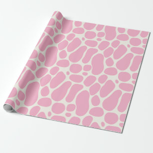 Süße Dinosaurier-Punkte Mädchen Baby-Party  Geschenkpapier
