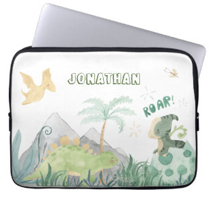 Süße Dinosaurier-Schule Laptopschutzhülle
