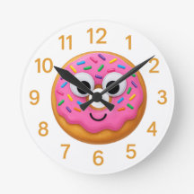 Süße Donut-Kinderuhr – Spaß mit Google-Augen