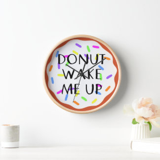 Süße Donut-Uhr Uhr