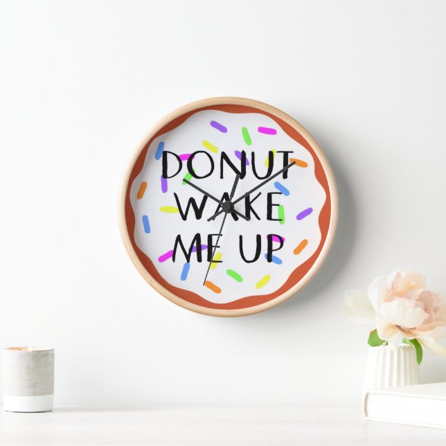 Süße Donut-Uhr Uhr (Zuhause)