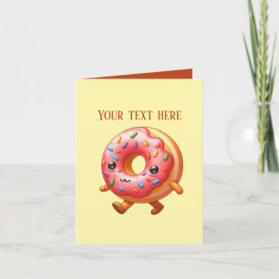 Süße Donutliebhaber Bäckereiverkäufer Karte
