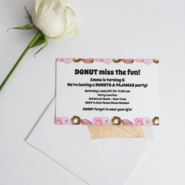 Süße Donuts Einladung (Von Creator hochgeladen)