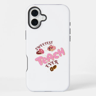 Süße Donuts-Lehrer-Handyhülle iPhone 16 Plus Hülle