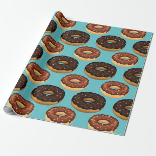 Süße Donuts-Serie Design 5 Geschenkpapier