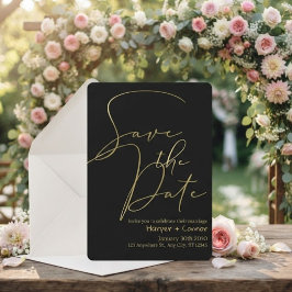 Süße Doodle-Hochzeit Save-the-Date-Einladung Einladung
