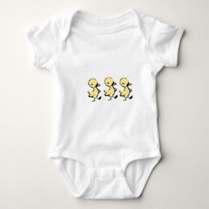 Süße drei kleine Entenküken Baby Strampler