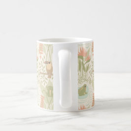 Süße Dschungel Frösche & Vögel Kaffeetasse