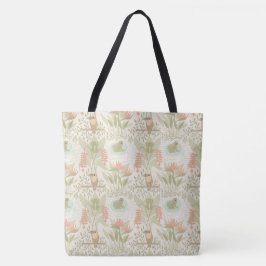 Süße Dschungel Frösche & Vögel Tasche