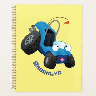 Süße Dune-Buggy-Geländefahrzeug-Cartoon  Planer