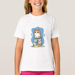 Süße E-Mail-Katze für Kinder T-Shirt