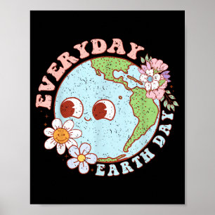 Süße Earth Day-Shirts für Mädchen Kinder Kleinkind Poster