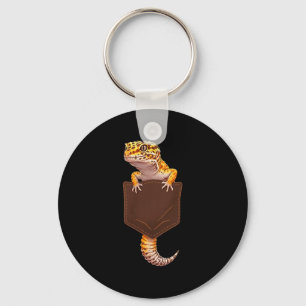 Süße Eidechse Reptil Leopard Gecko Tasche Lustig M Schlüsselanhänger