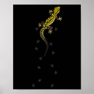 Süße Eidechsen-Reptilien-Leopard-Gecko-Geschenke f Poster