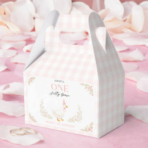 Süße Eine Alberne Gans Rosa Schleife Mädchen 1. Ge Geschenkschachtel