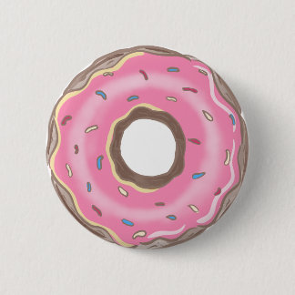 Süße-Eine-Pink-Donut-Birthday-Favors-Button Button