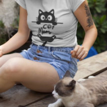 Süße einfache schwarze Katzenliebhaber individuell
