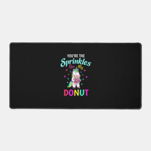 Süße Einhorn Streusel Für Dein Donut Erwachsene Ki Schreibtischunterlage